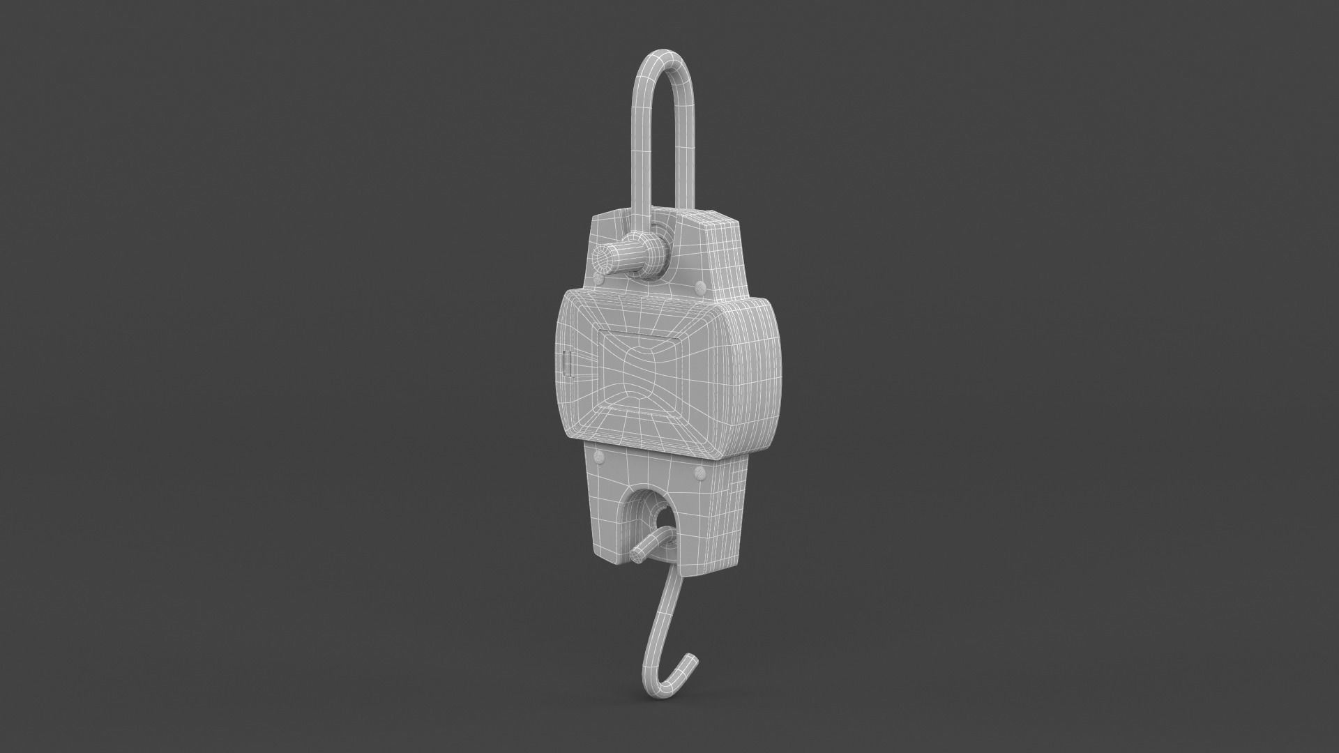 Hanging Weight Scale 3D model_10