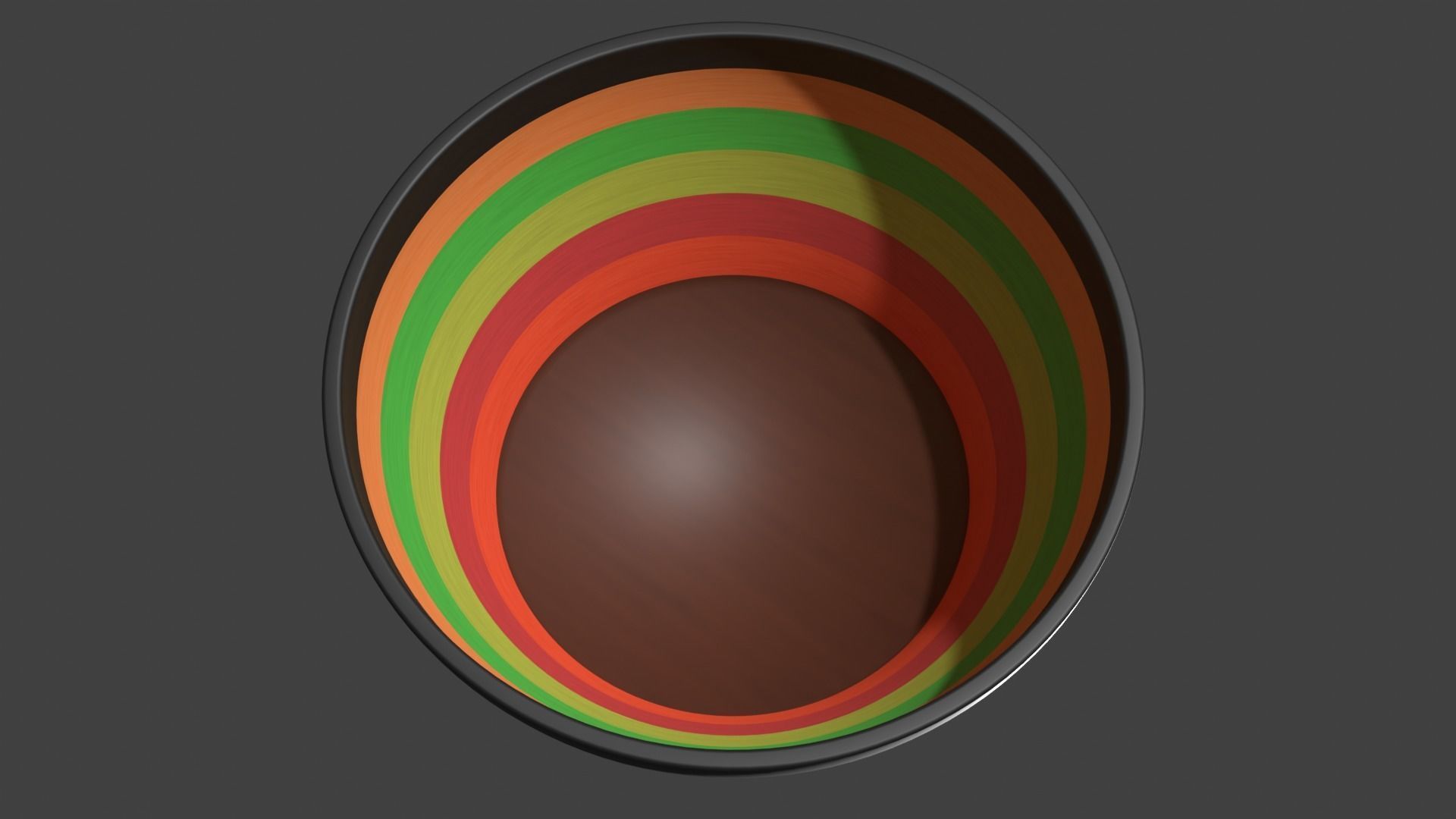 Striped Bowls 3D model_3