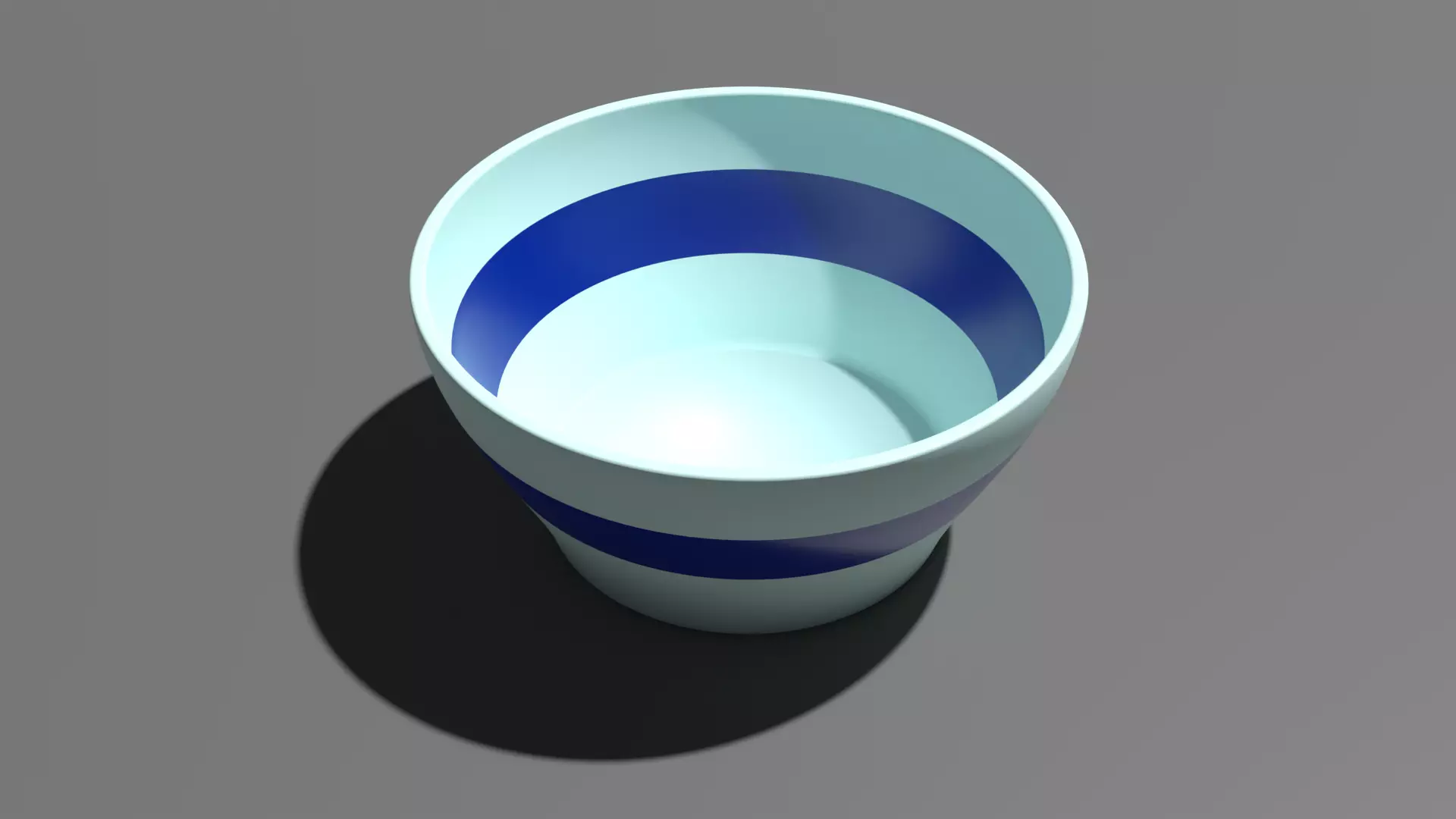 Striped Bowls 3D model_0