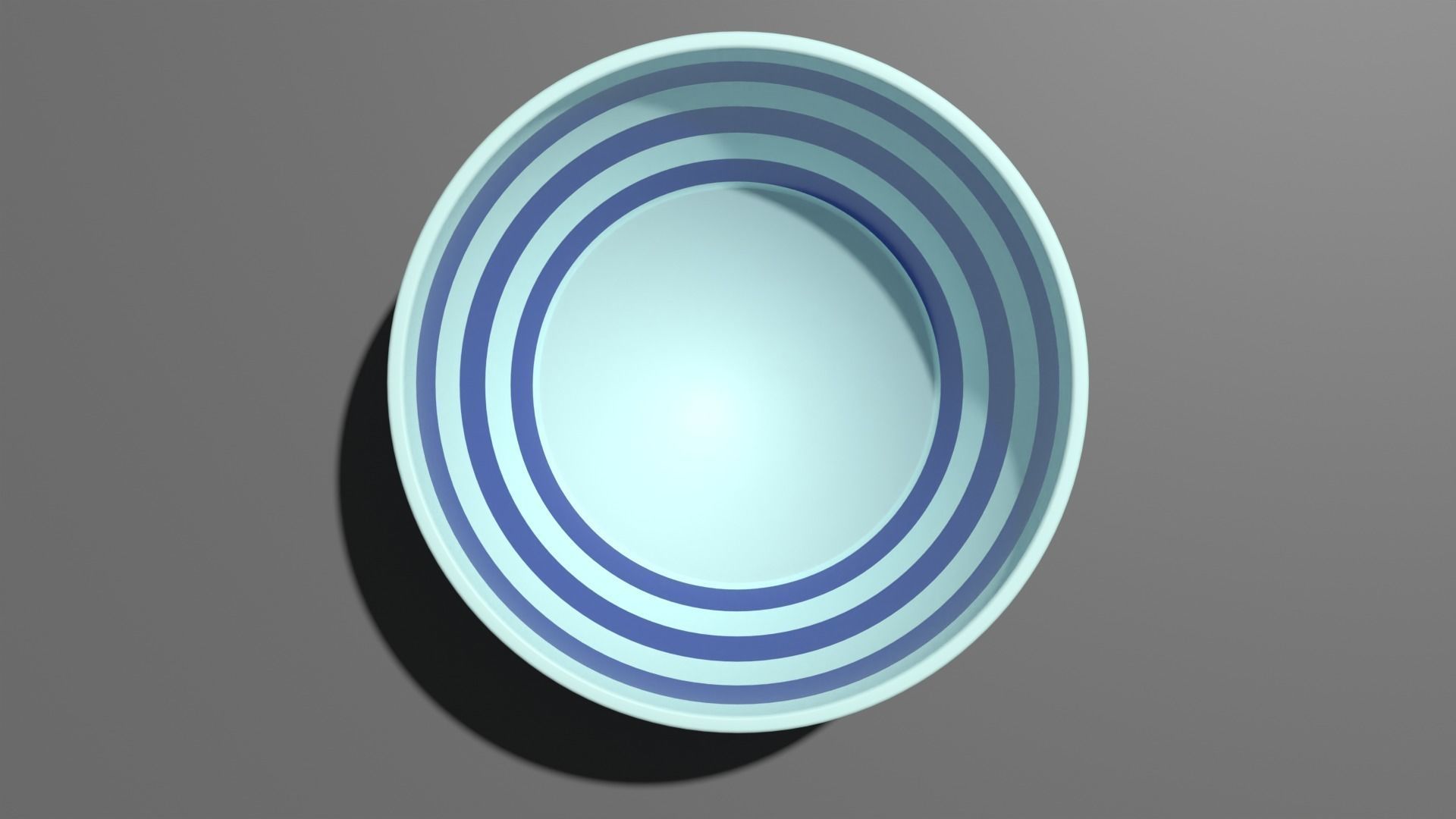Striped Bowls 3D model_2