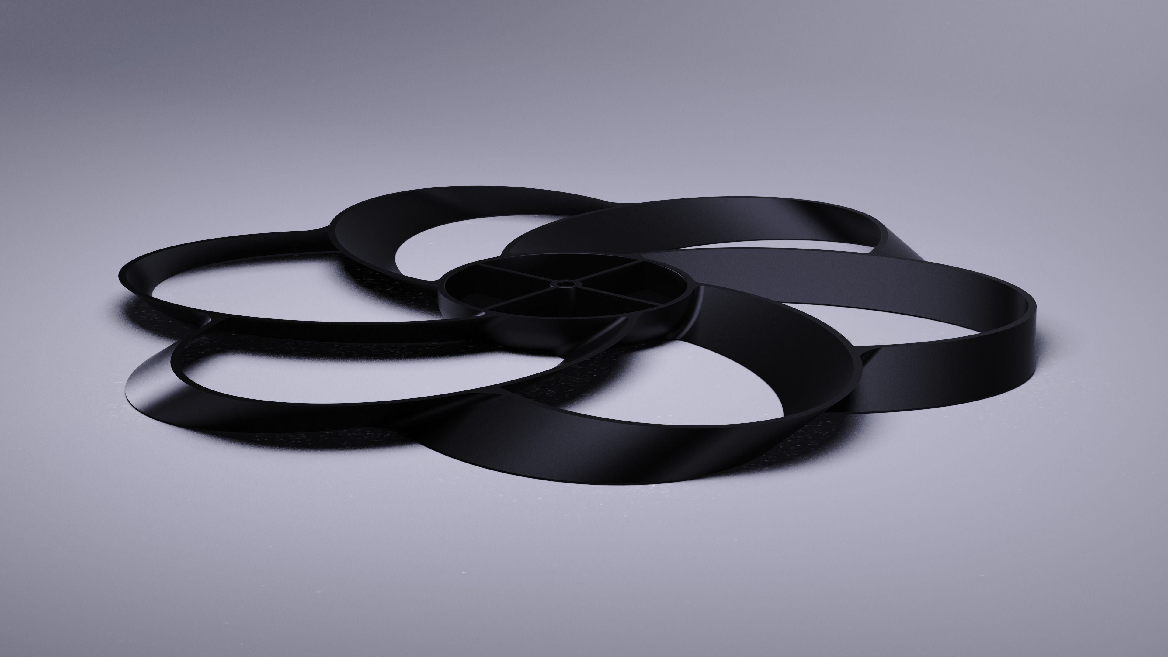 Toroidal Propeller 3D print model 3D print model_3