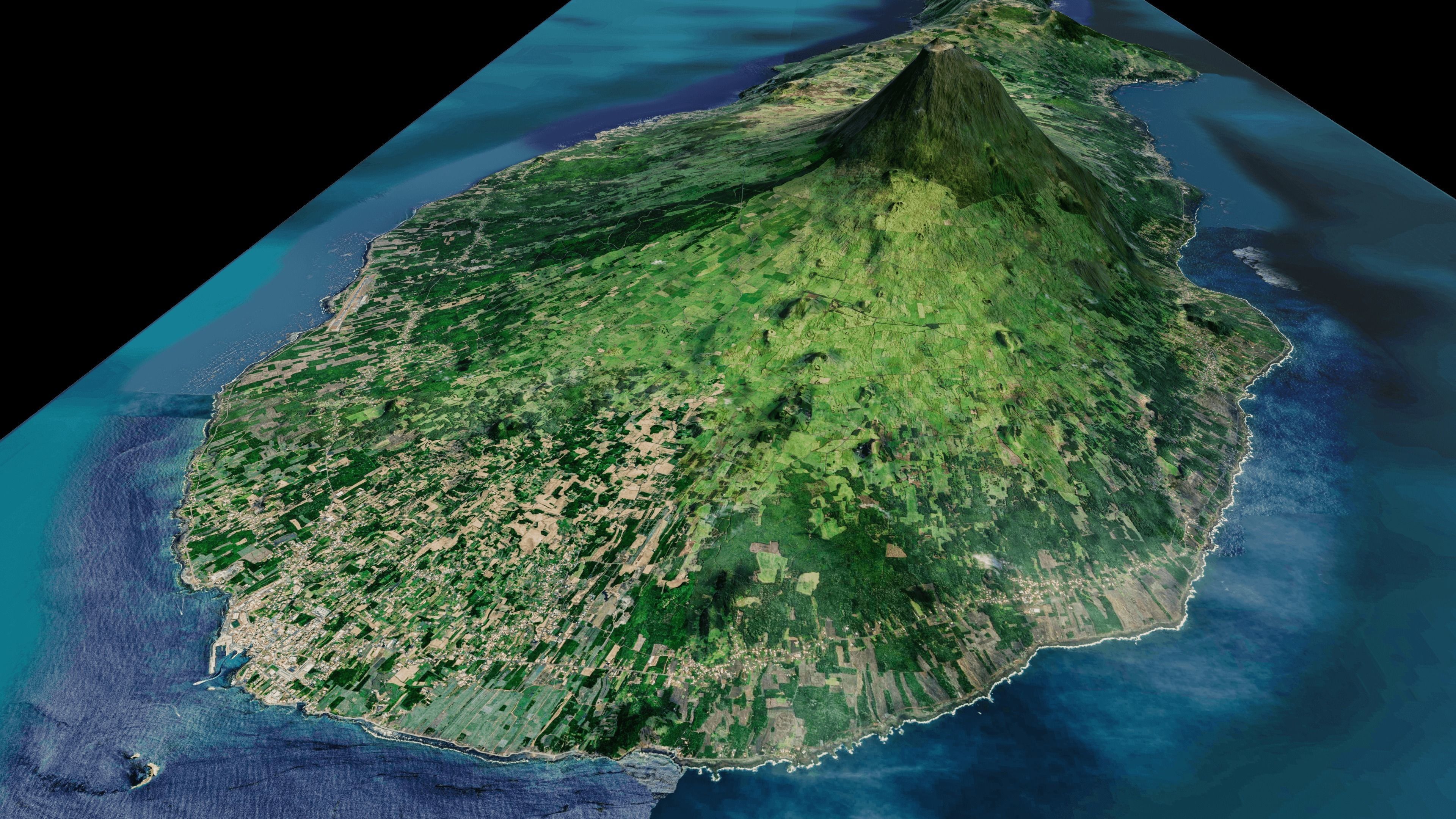 Pico Island 3D model_9