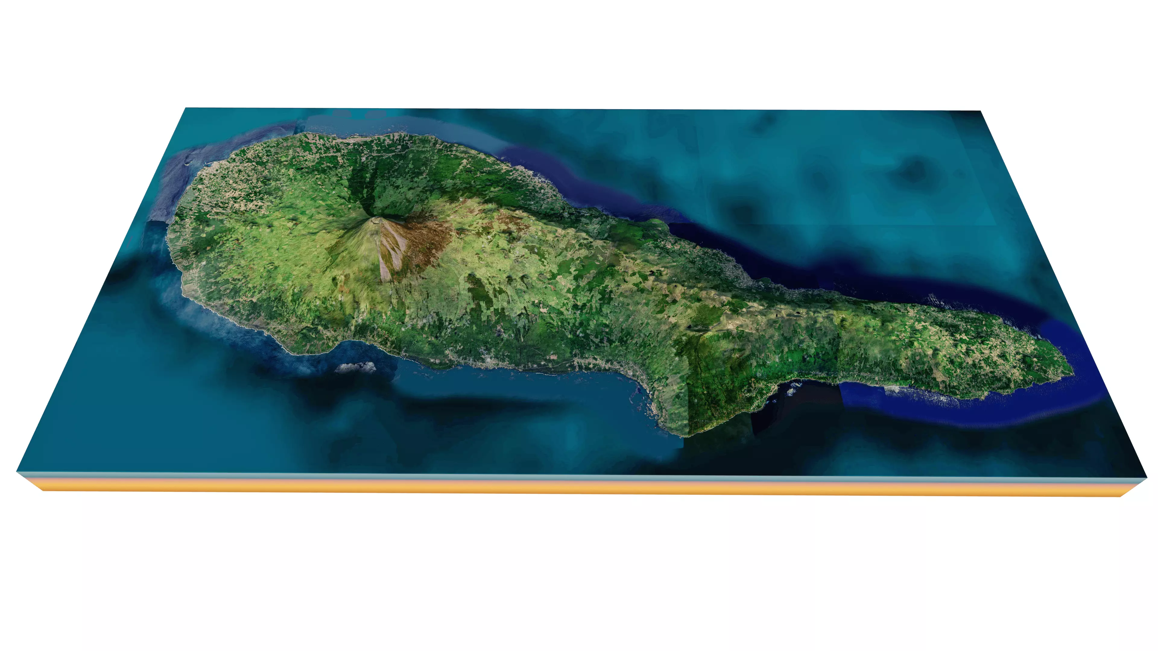 Pico Island 3D model_0
