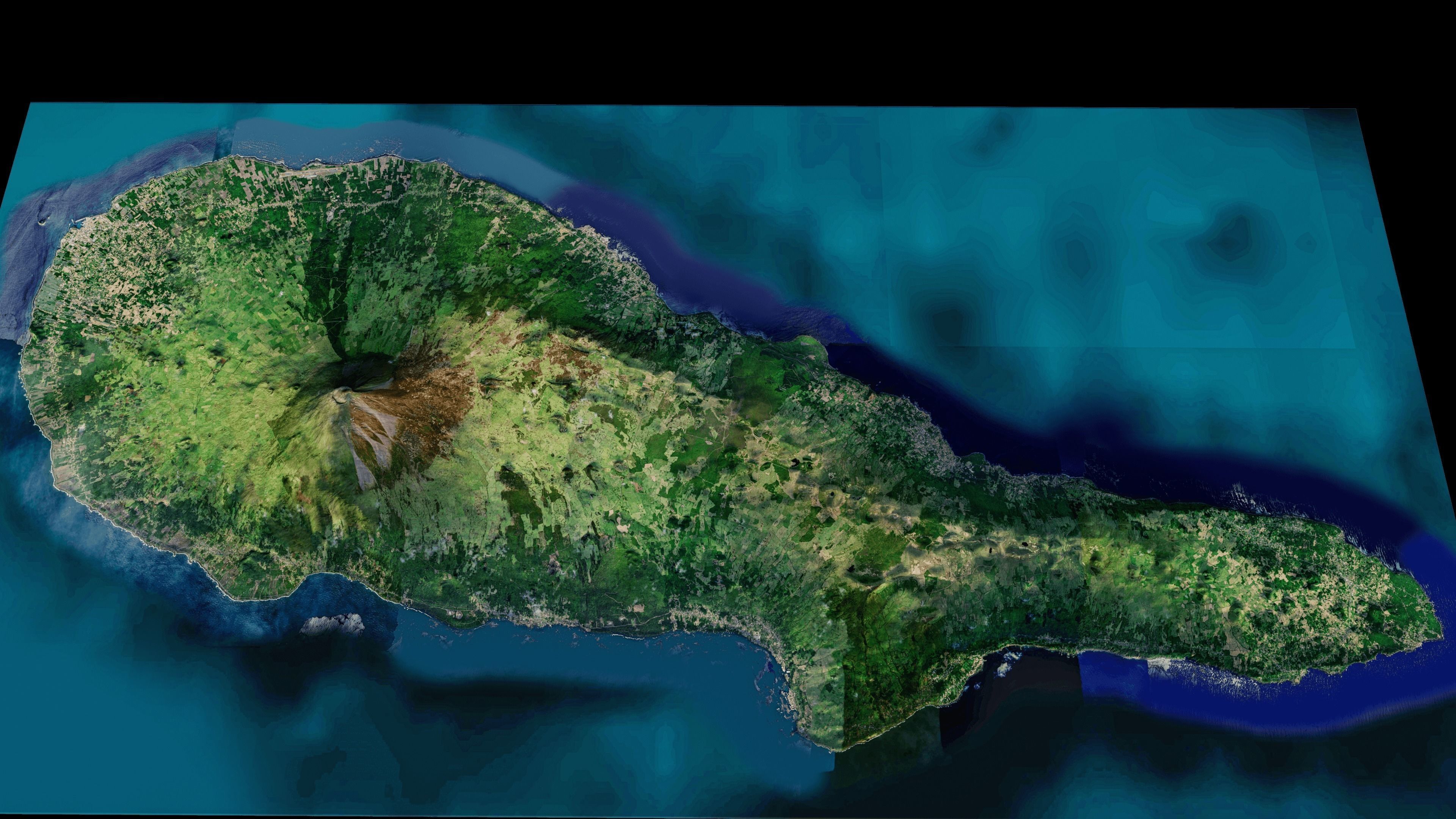 Pico Island 3D model_2
