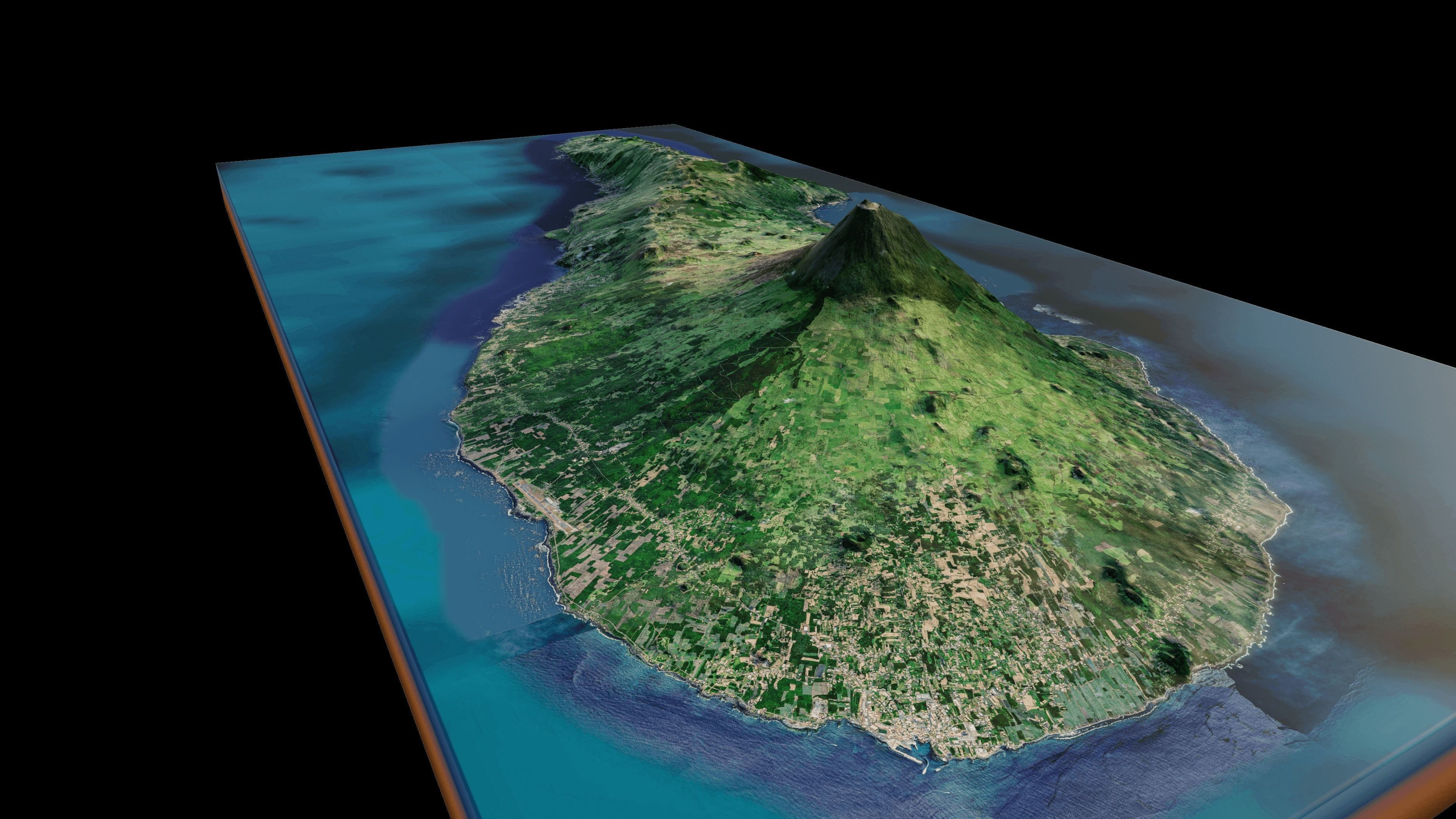 Pico Island 3D model_8