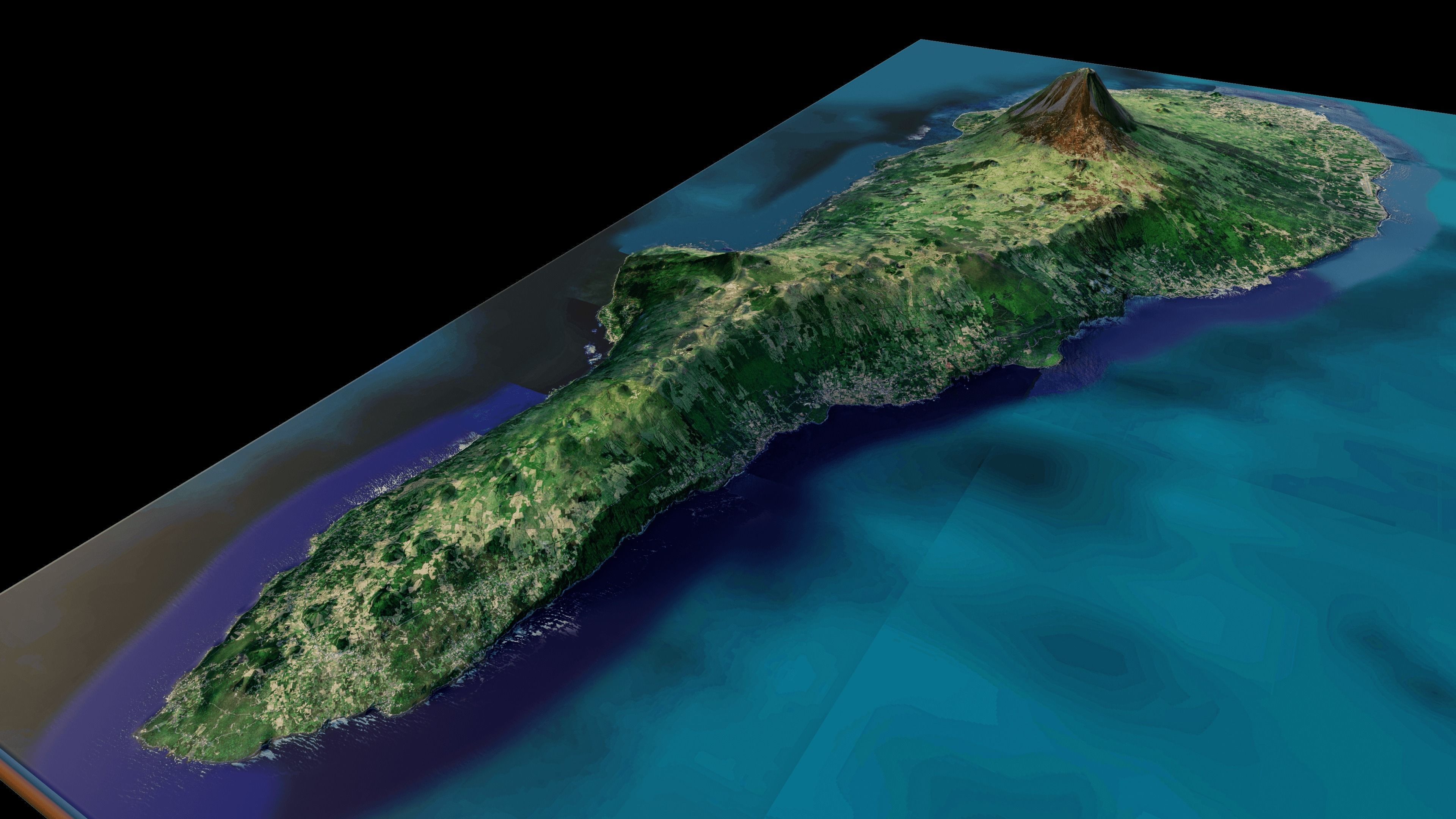 Pico Island 3D model_6