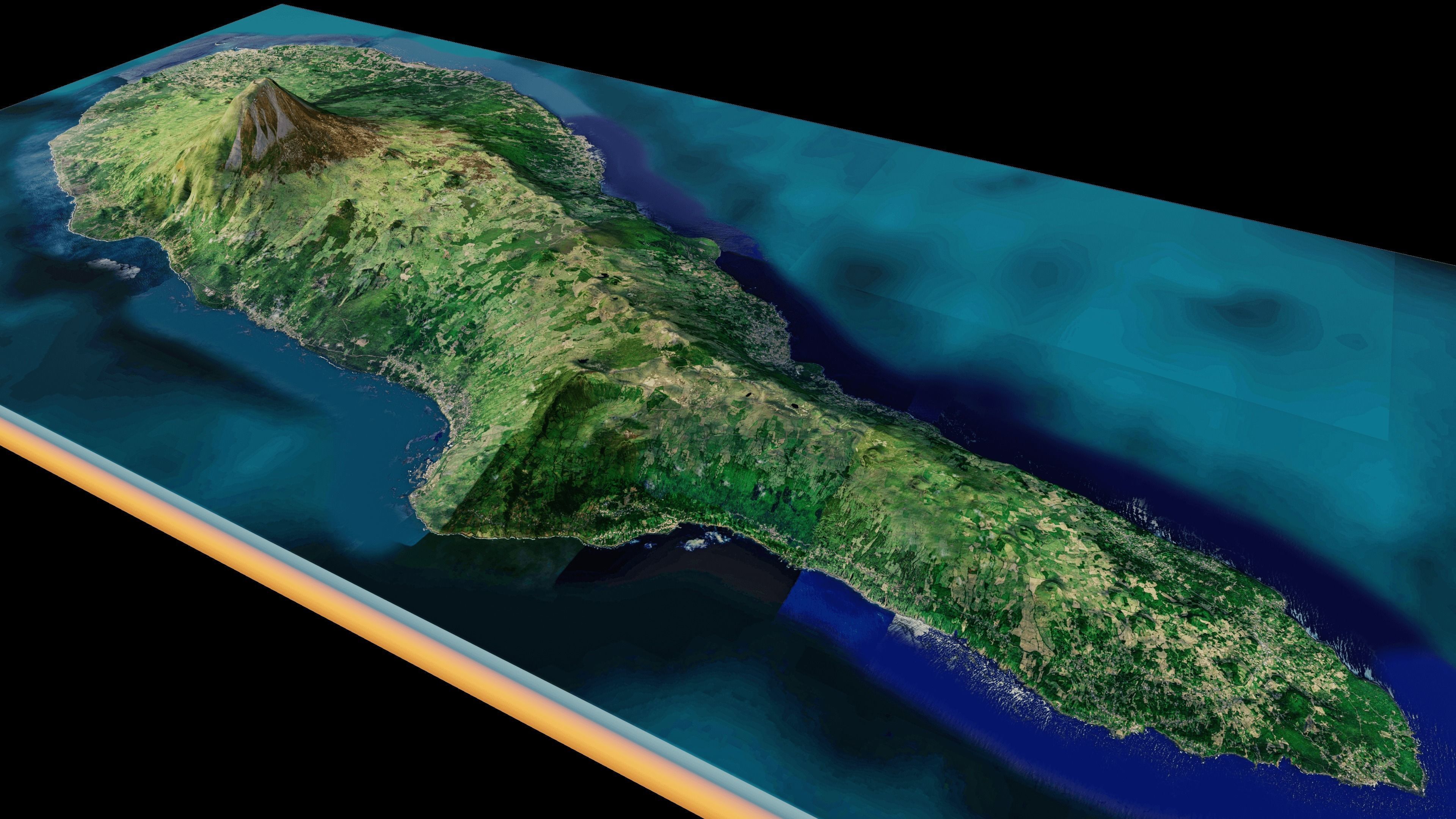 Pico Island 3D model_5