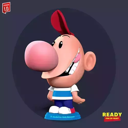 Billy - Cartoon Network Fanart 3D print model