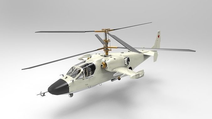 Kamov Ka-52 Alligator 3D model