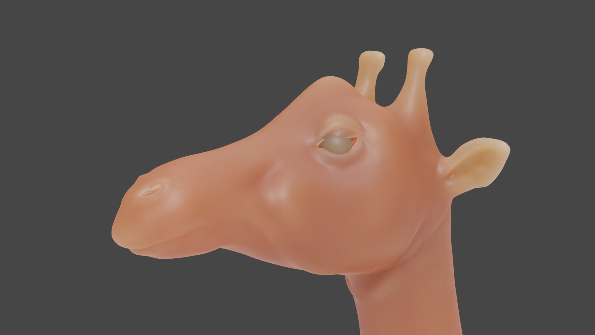 3D Giraffe Sculpture Model 3D model_9