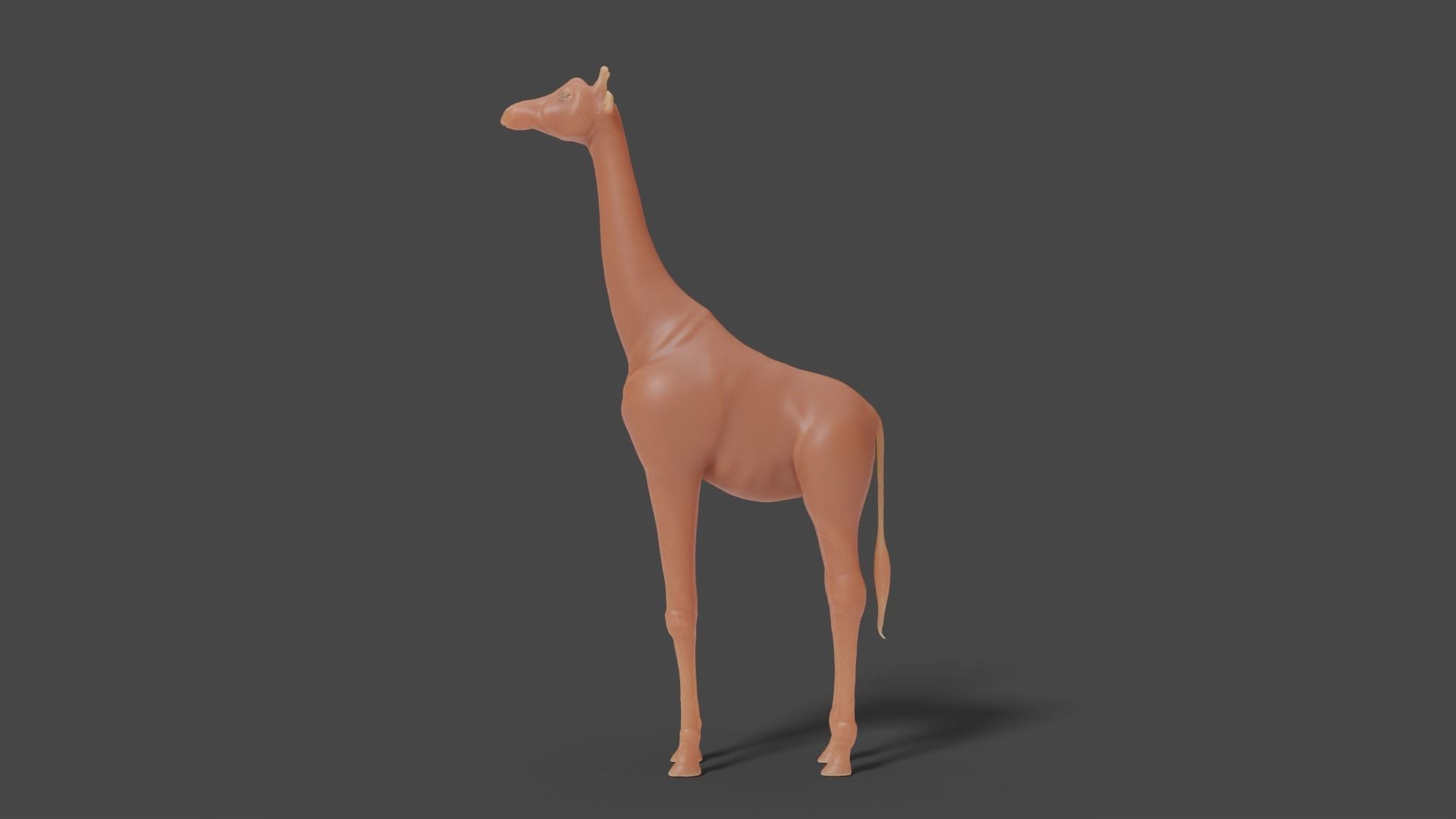 3D Giraffe Sculpture Model 3D model_2