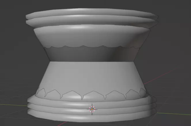 The chair seat table thing Low-poly 3D model_0