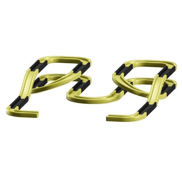 Toddler Race Track Toy 3D model_3