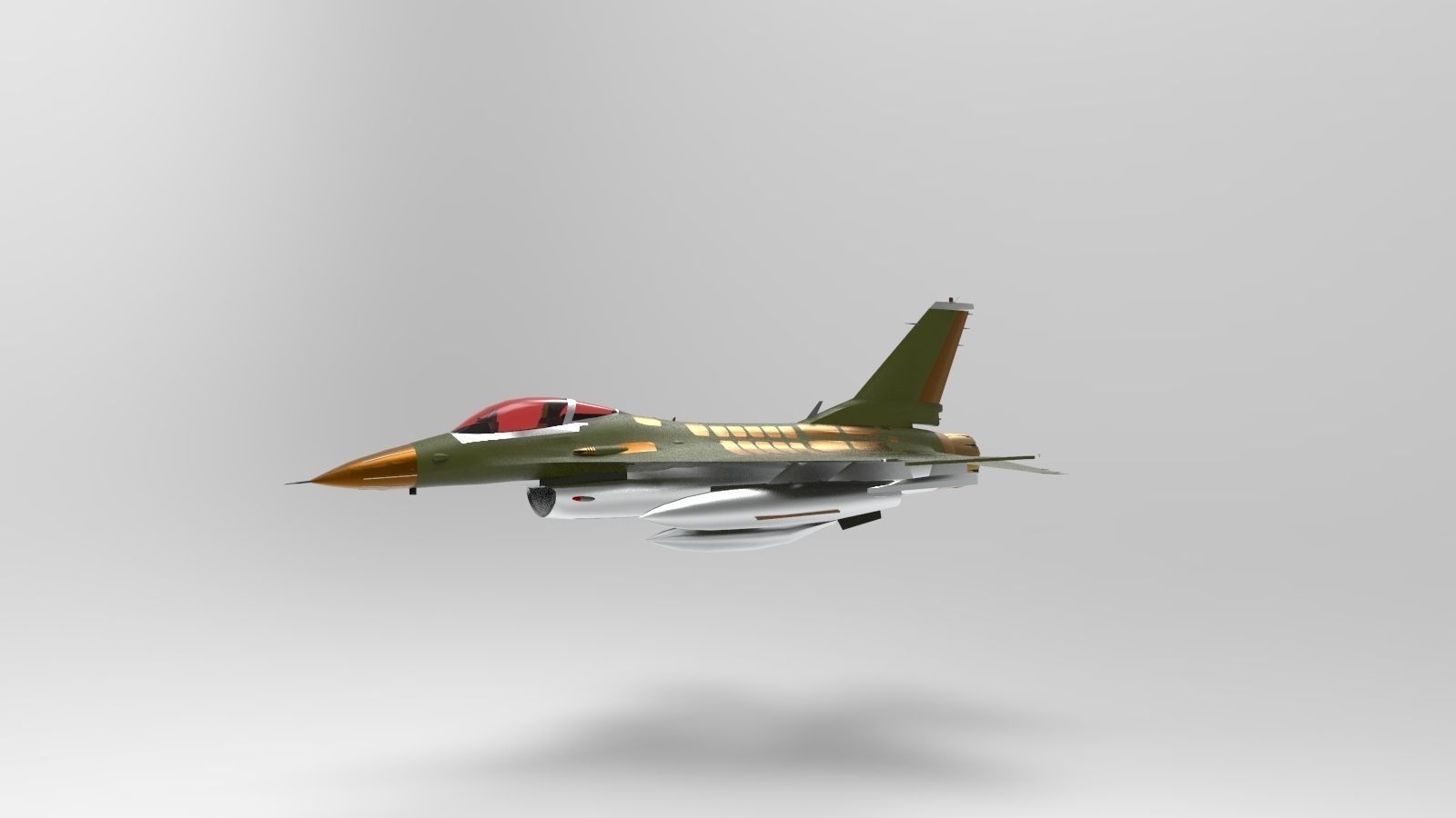 F-16C Block 50 3D model_1