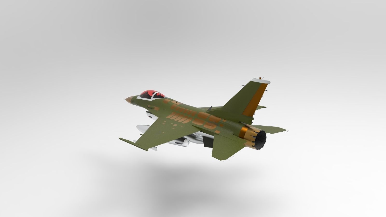 F-16C Block 50 3D model_2