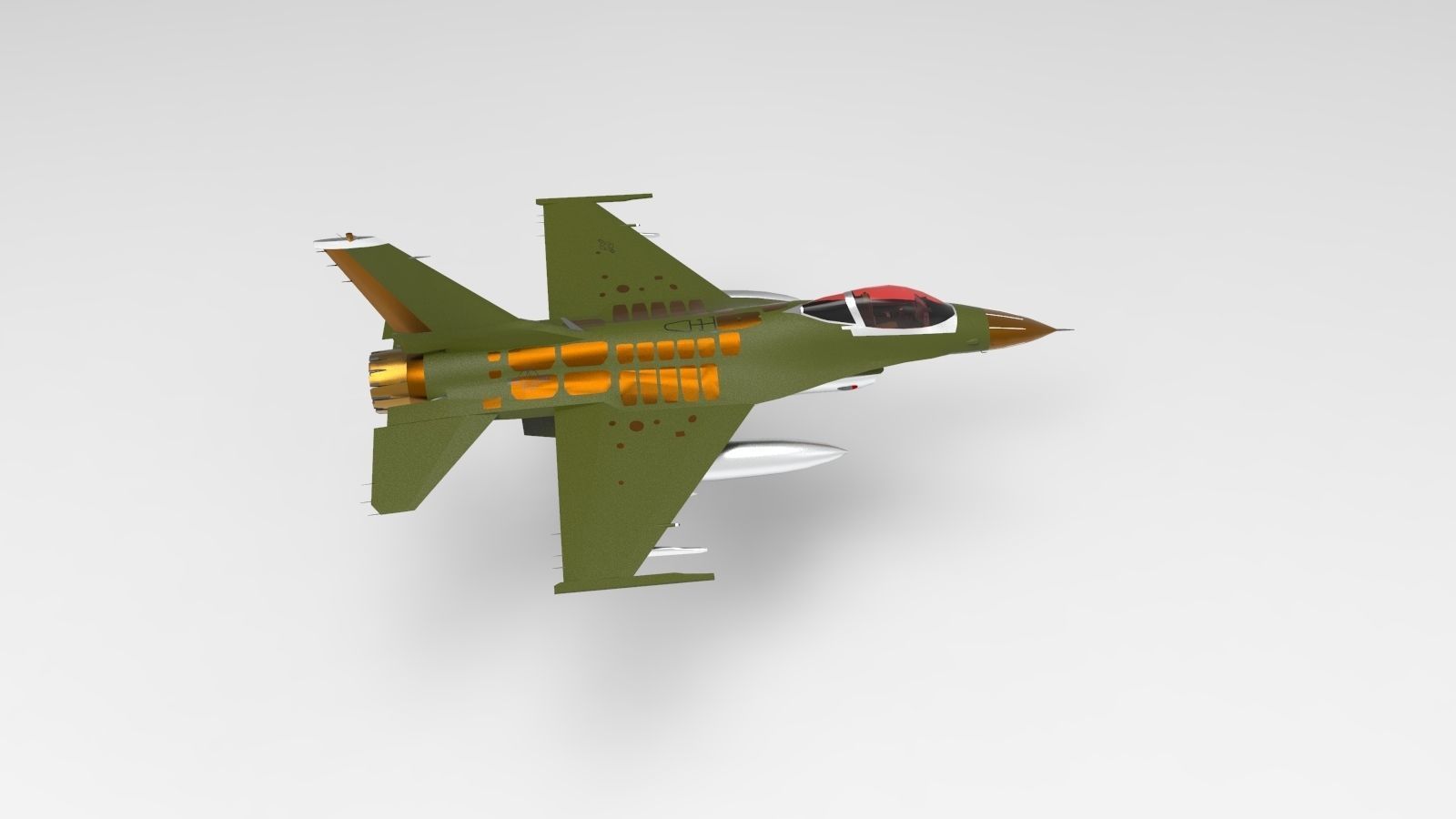 F-16C Block 50 3D model_3