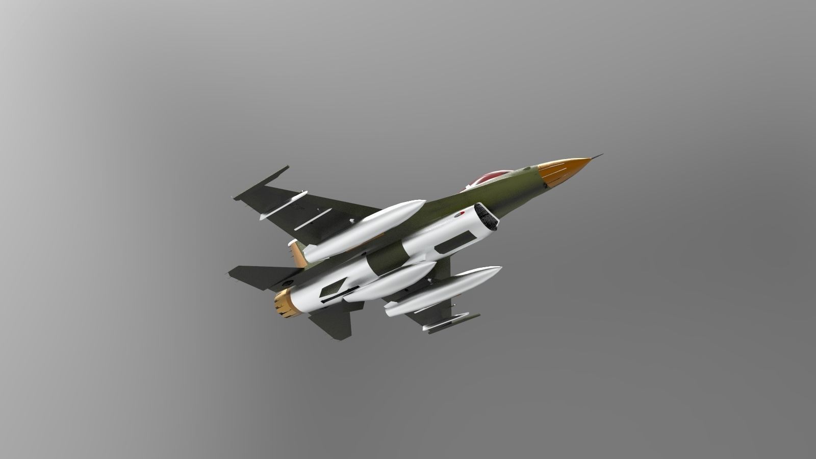 F-16C Block 50 3D model_4
