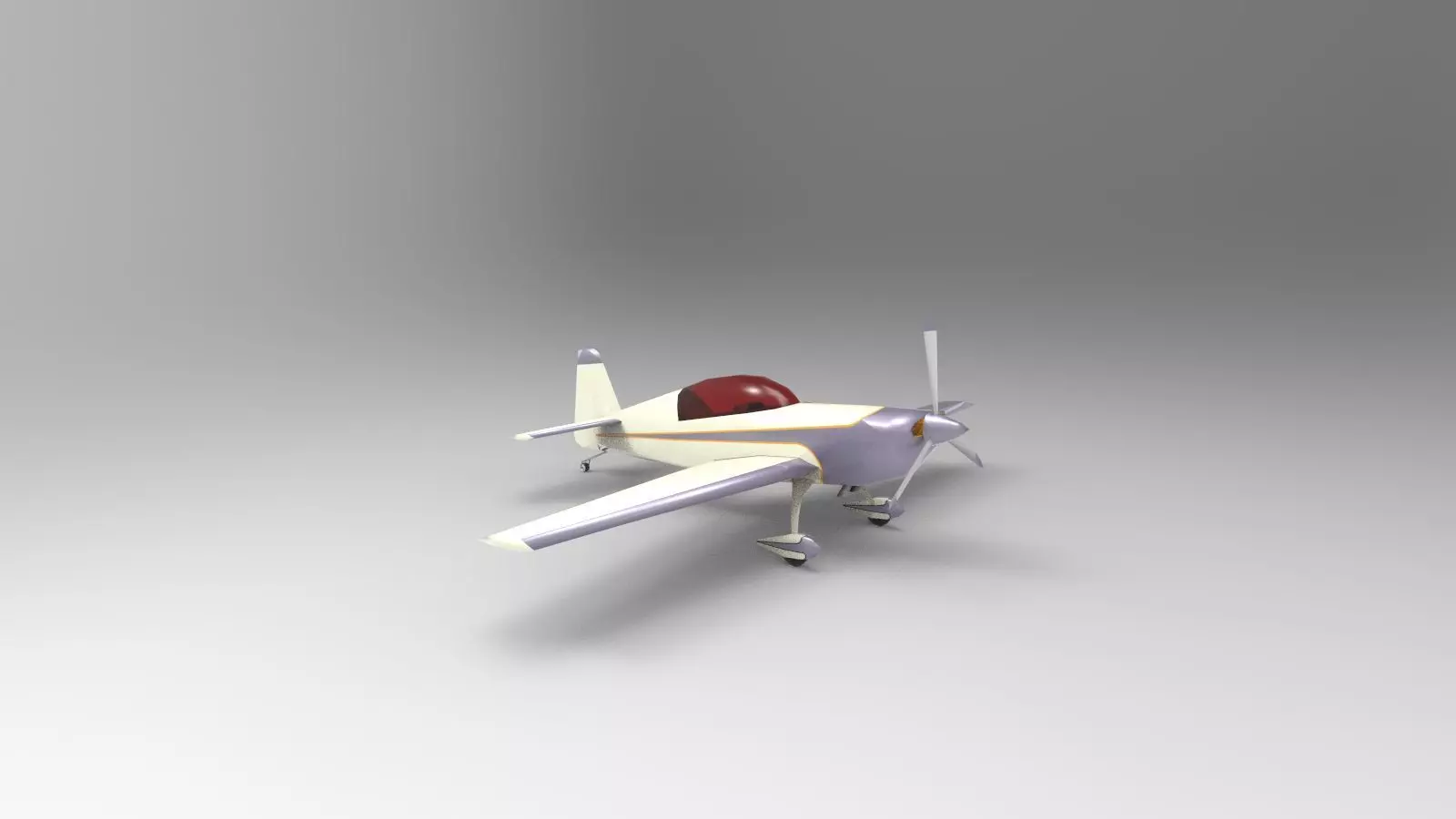 Extra 300 airplane 3D model_0