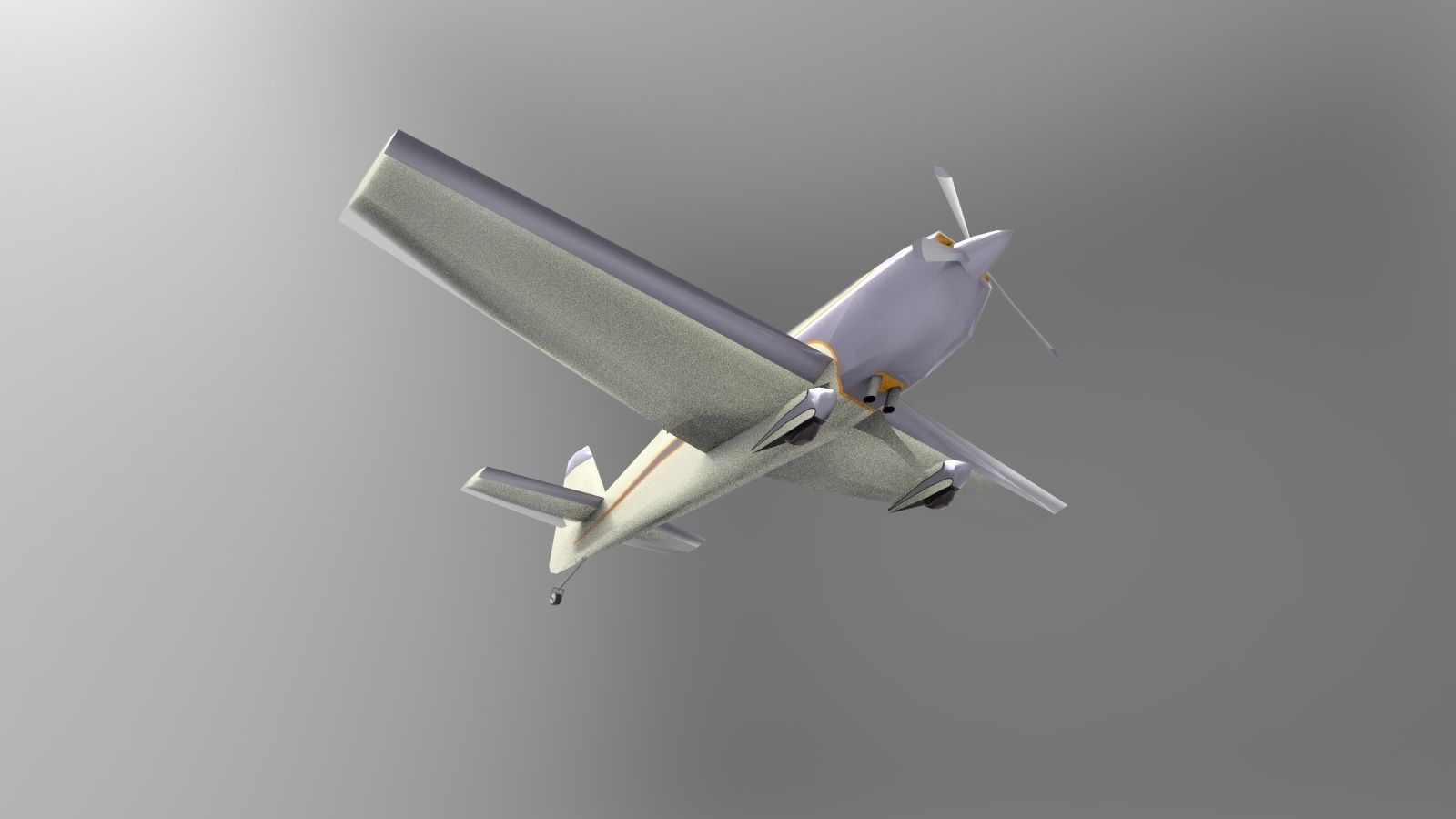 Extra 300 airplane 3D model_1