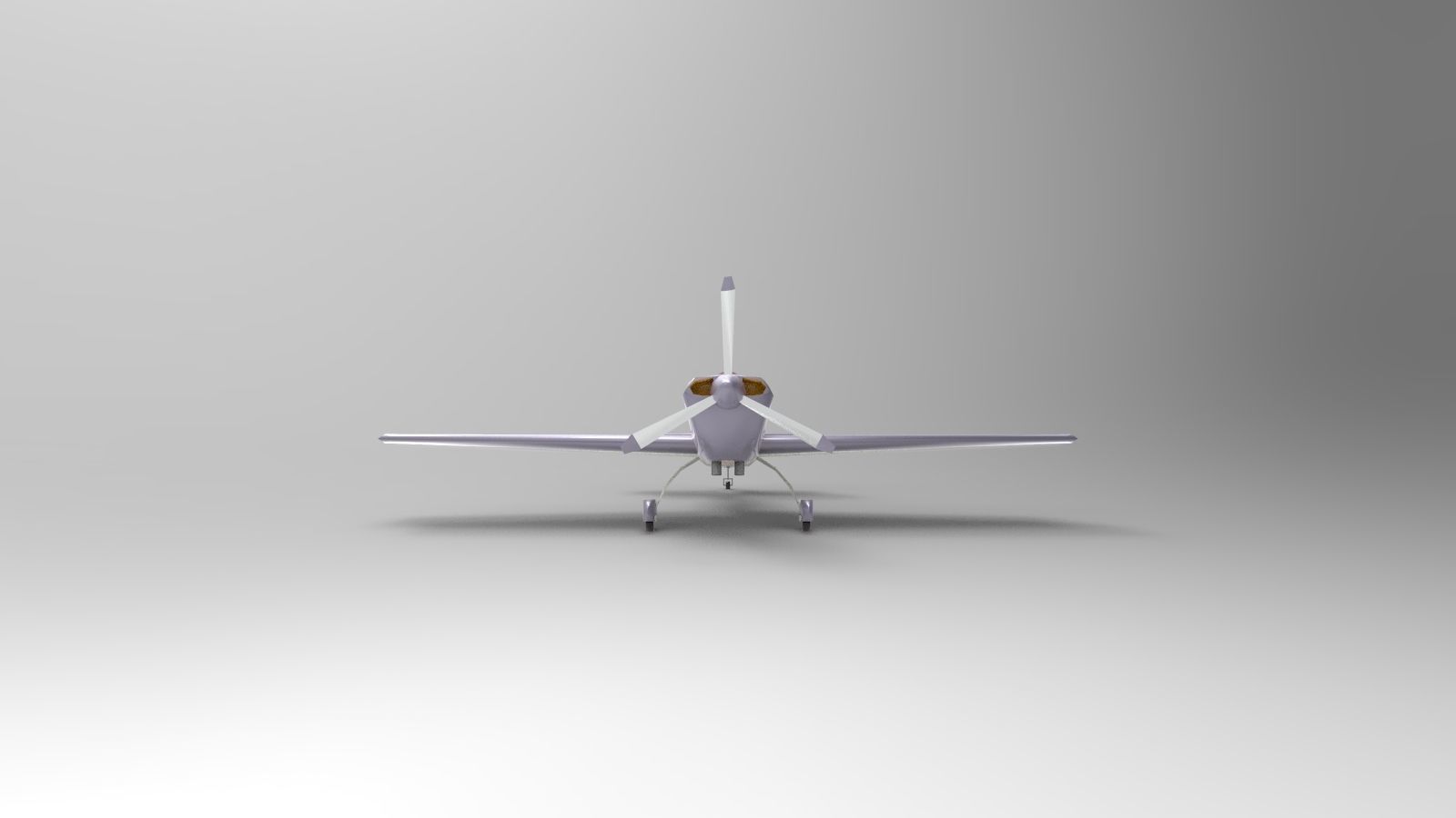 Extra 300 airplane 3D model_4