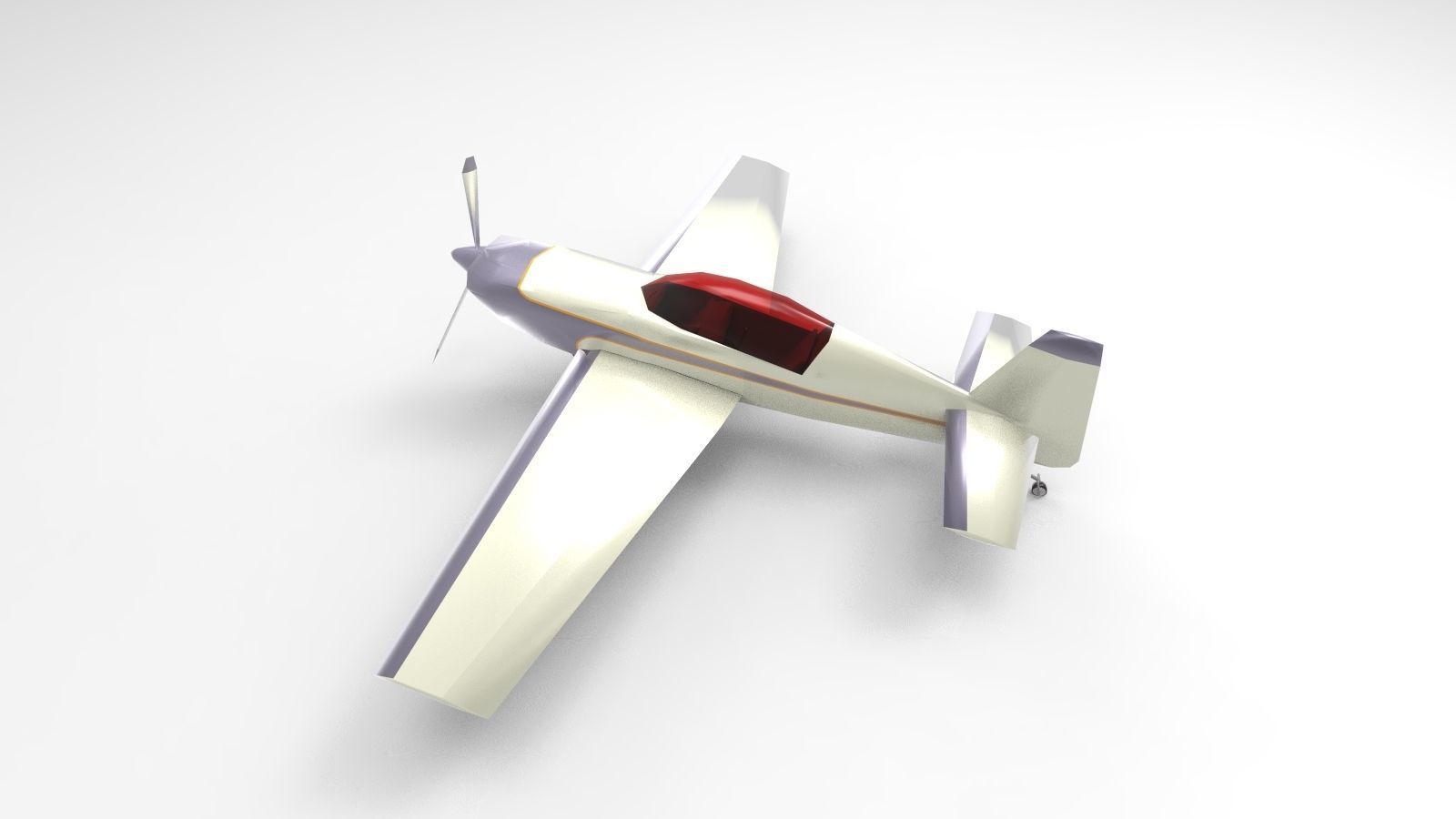 Extra 300 airplane 3D model_2