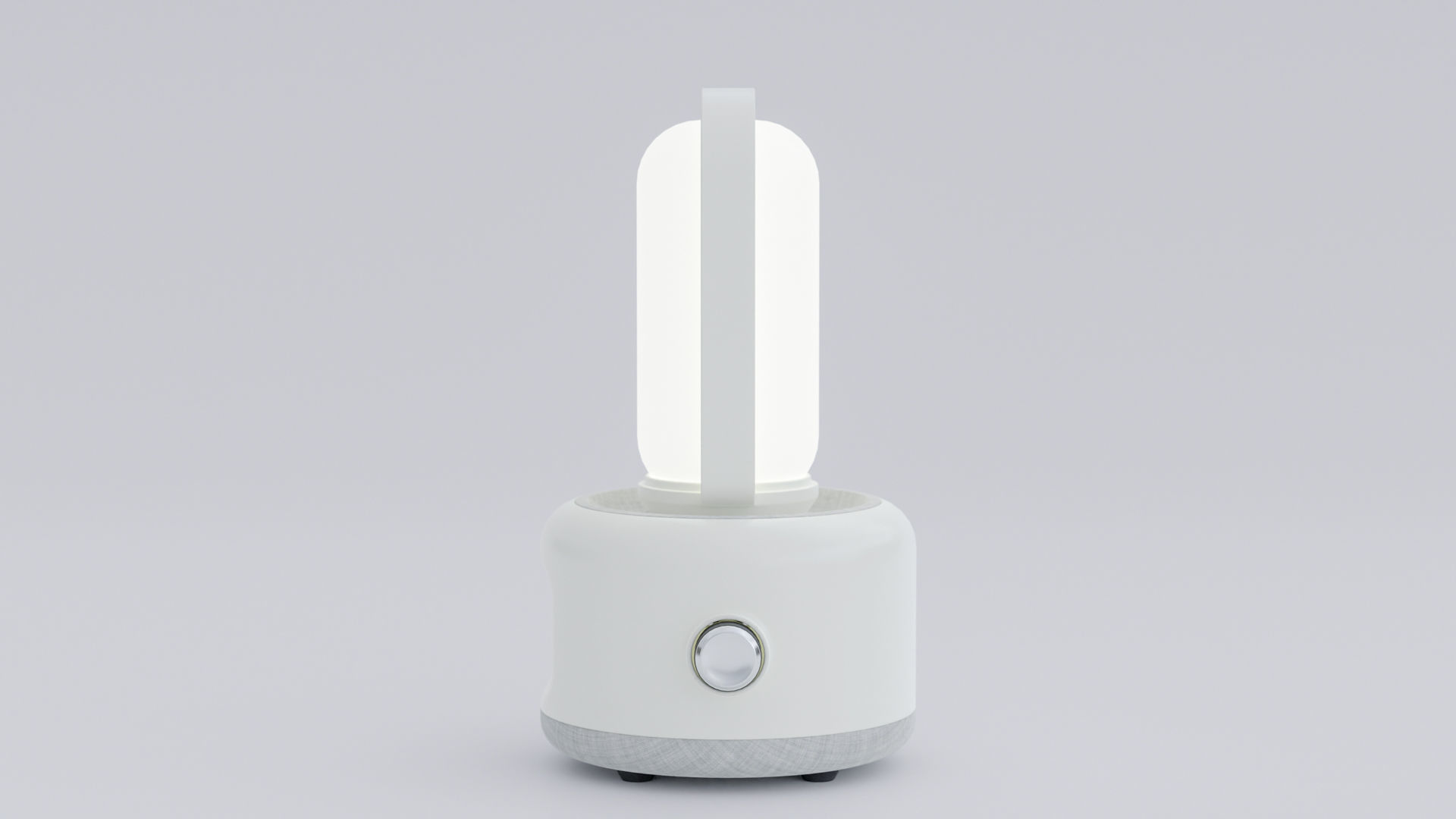 Minimalist night Lamp Low-poly 3D model_4