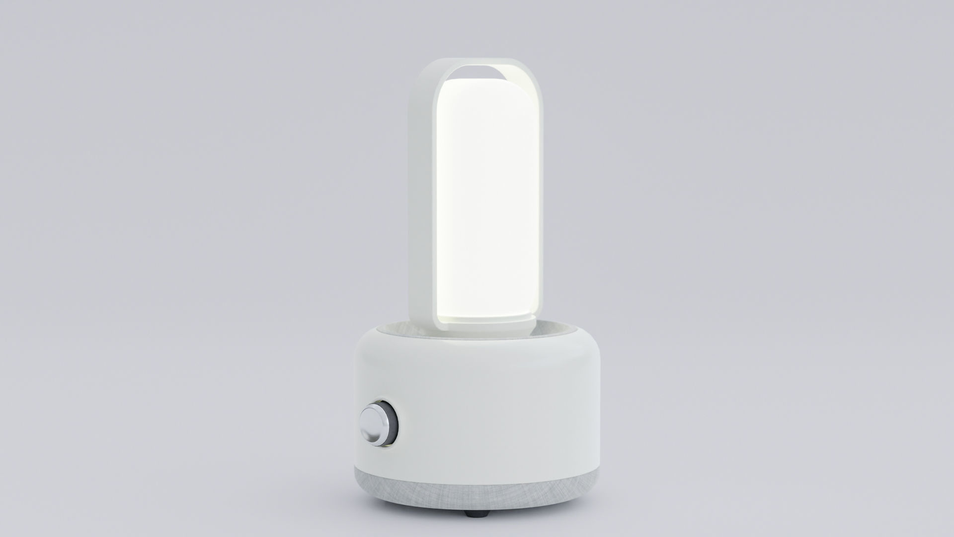 Minimalist night Lamp Low-poly 3D model_5