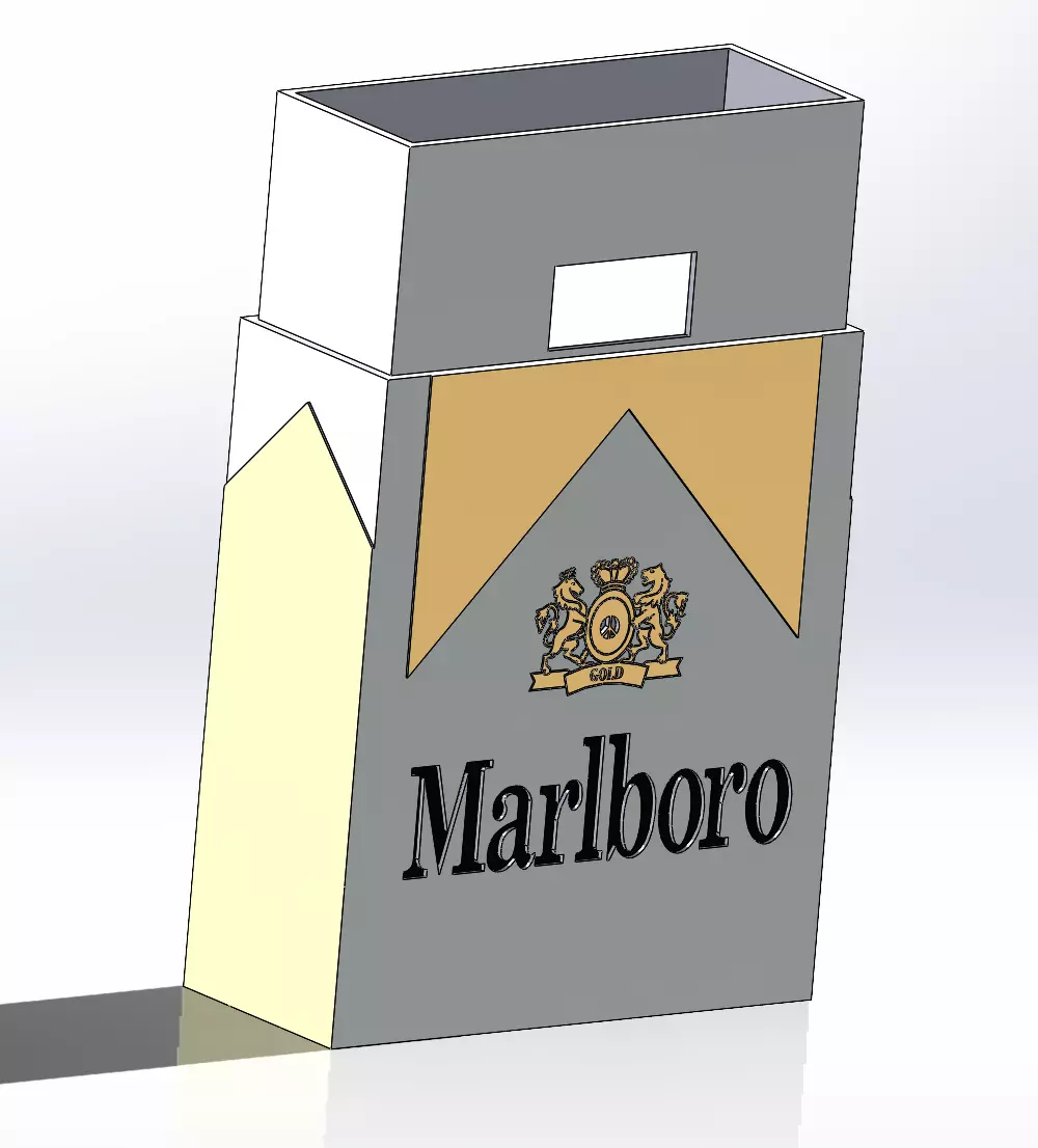 Cigarette Box  3D model_0