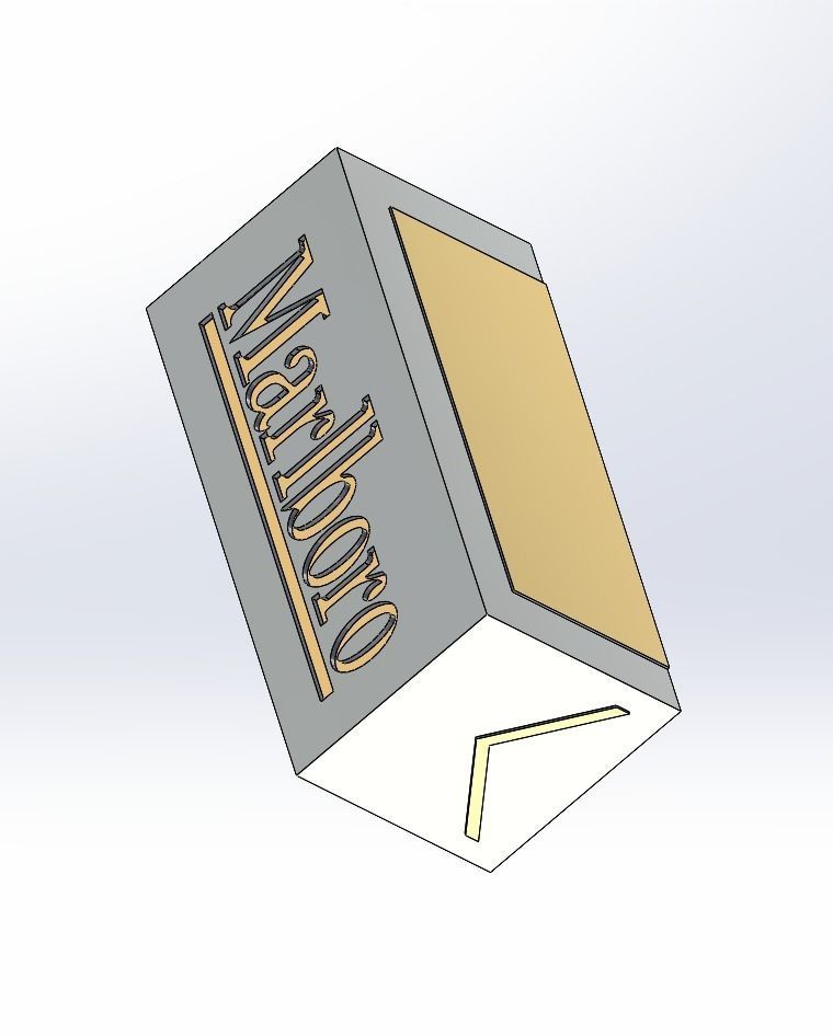 Cigarette Box  3D model_2