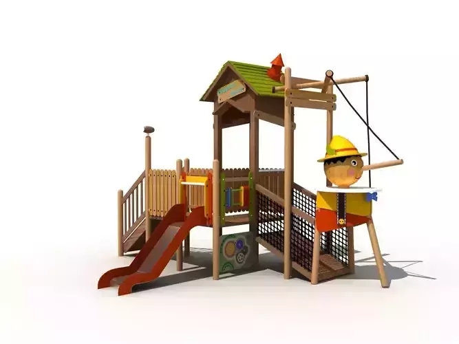 Pinocchio Game Cabin 3D model