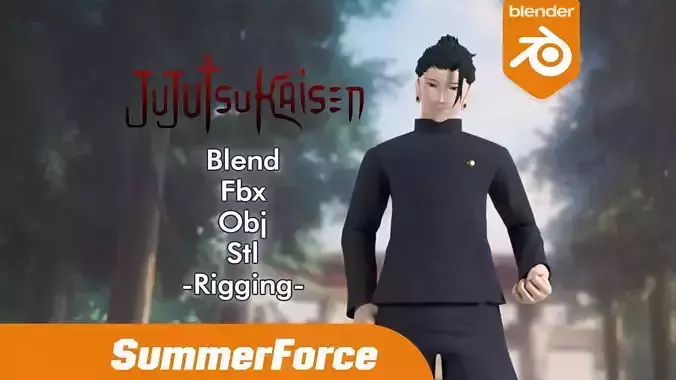 Geto Suguru - Jujutsu Kaisen 3D model