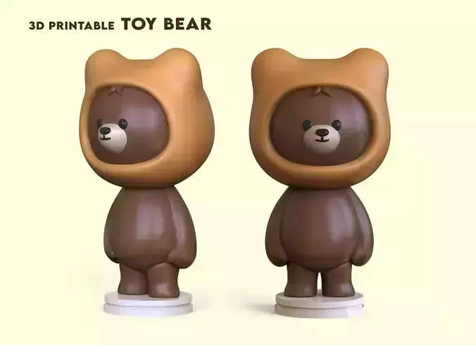 Cute Toy Bear Printable 