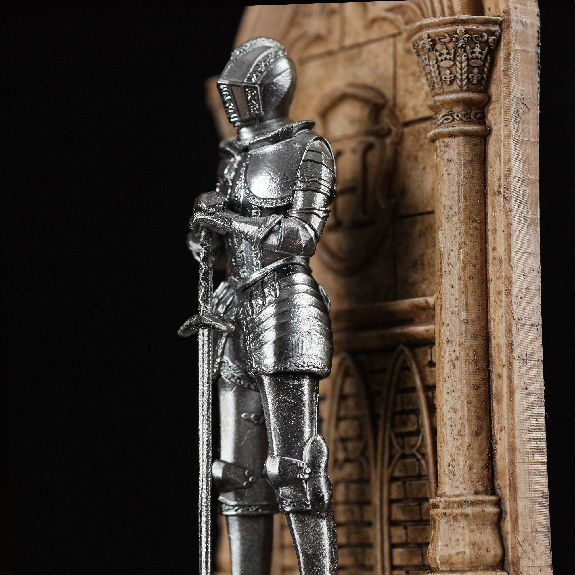 THE KNIGHT - HARRY POTTER HOGWARTS LEGACY GOTHIC SUIT OF ARMOR 3D print model_6