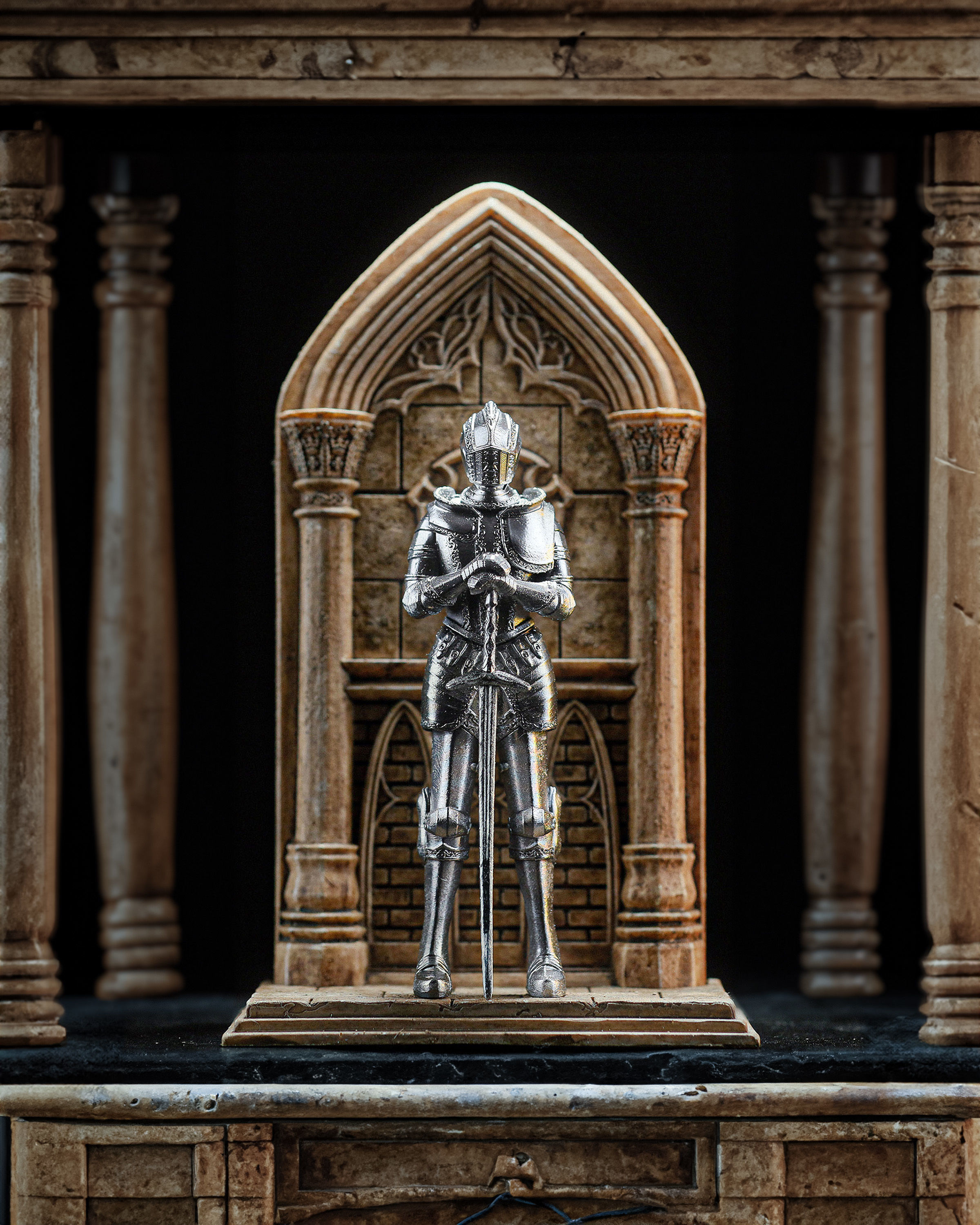 THE KNIGHT HARRY POTTER HOGWARTS LEGACY GOTHIC SUIT OF ARMOR 3D model 3D printable CGTrader