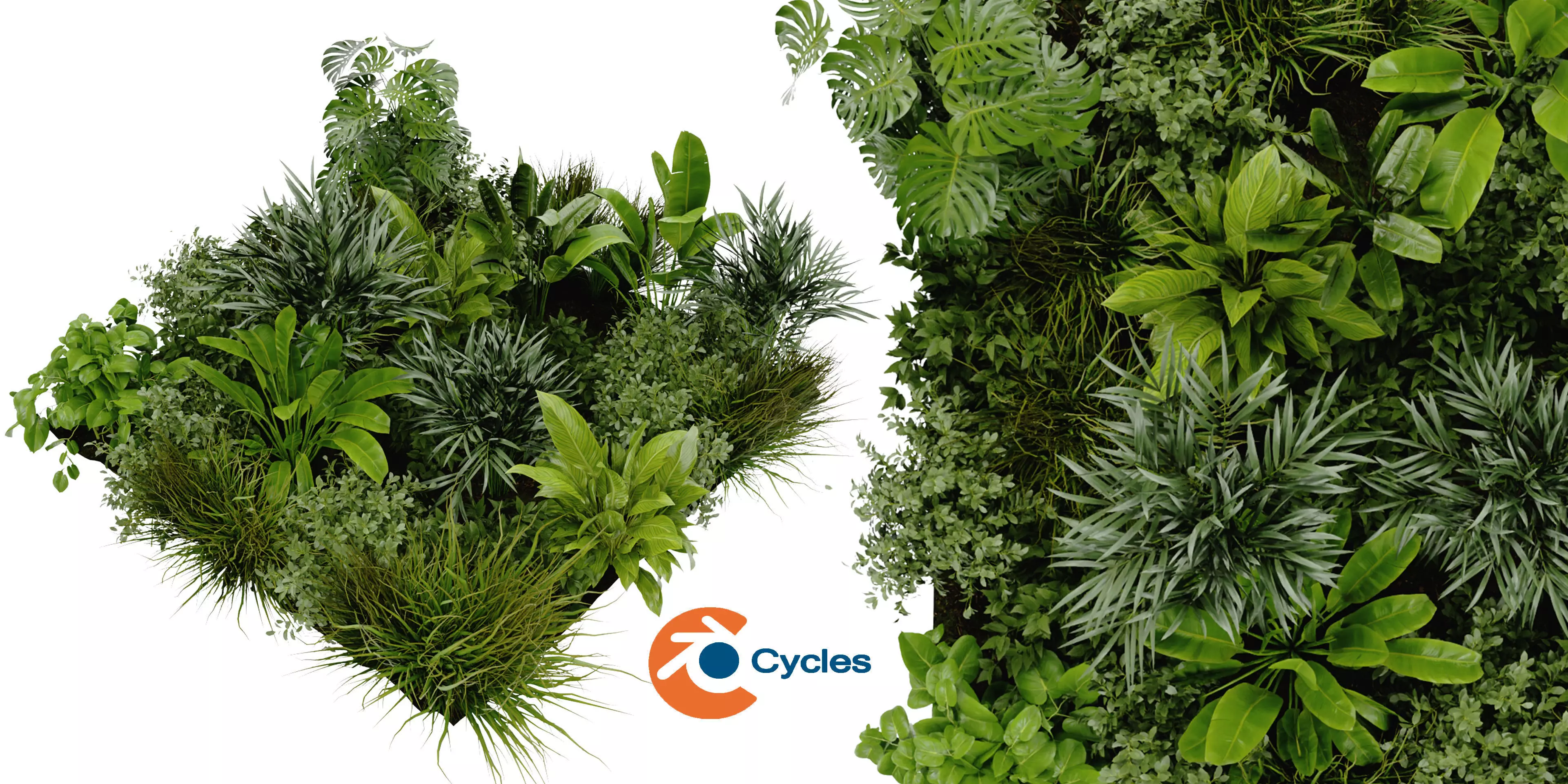 Collection plant vol 394 - blender model  3D model_0