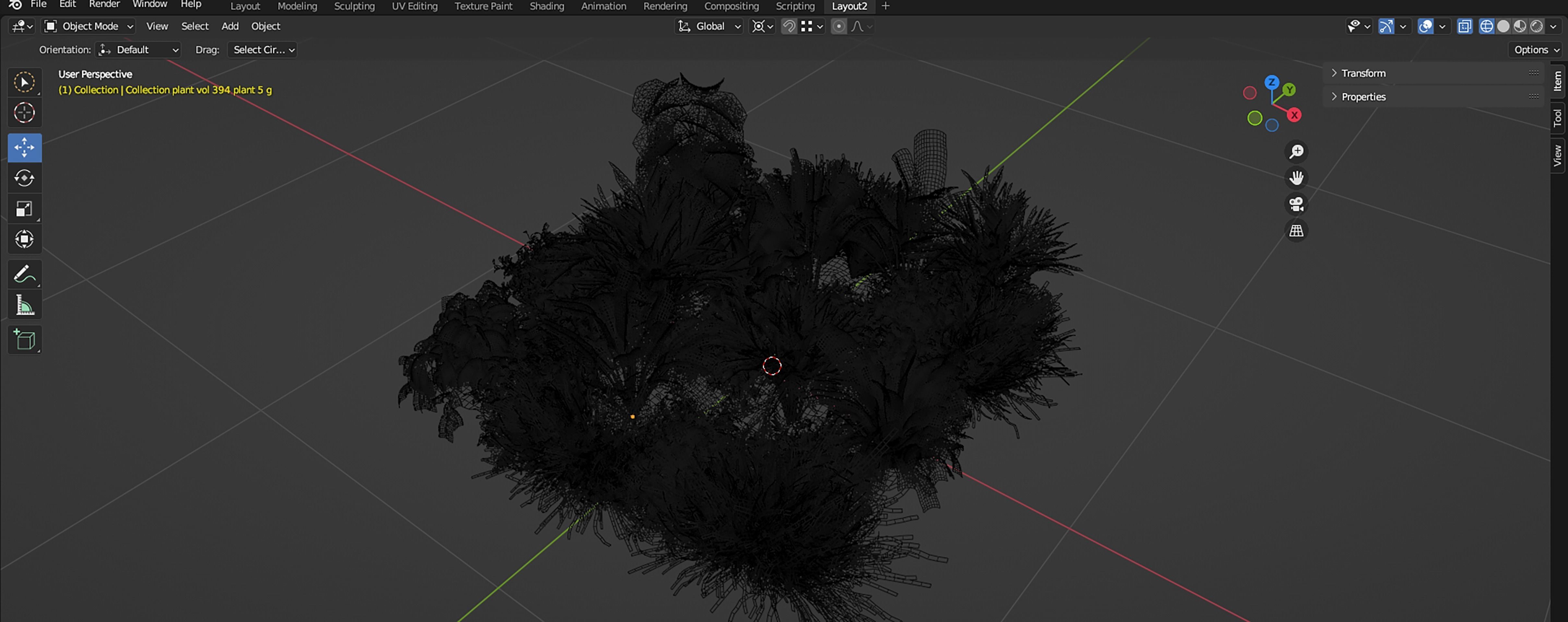 Collection plant vol 394 - blender model  3D model_7