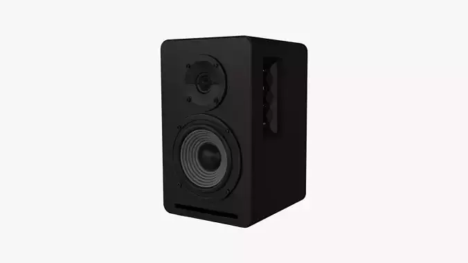 Bookshelf Active Speaker Black 3D model