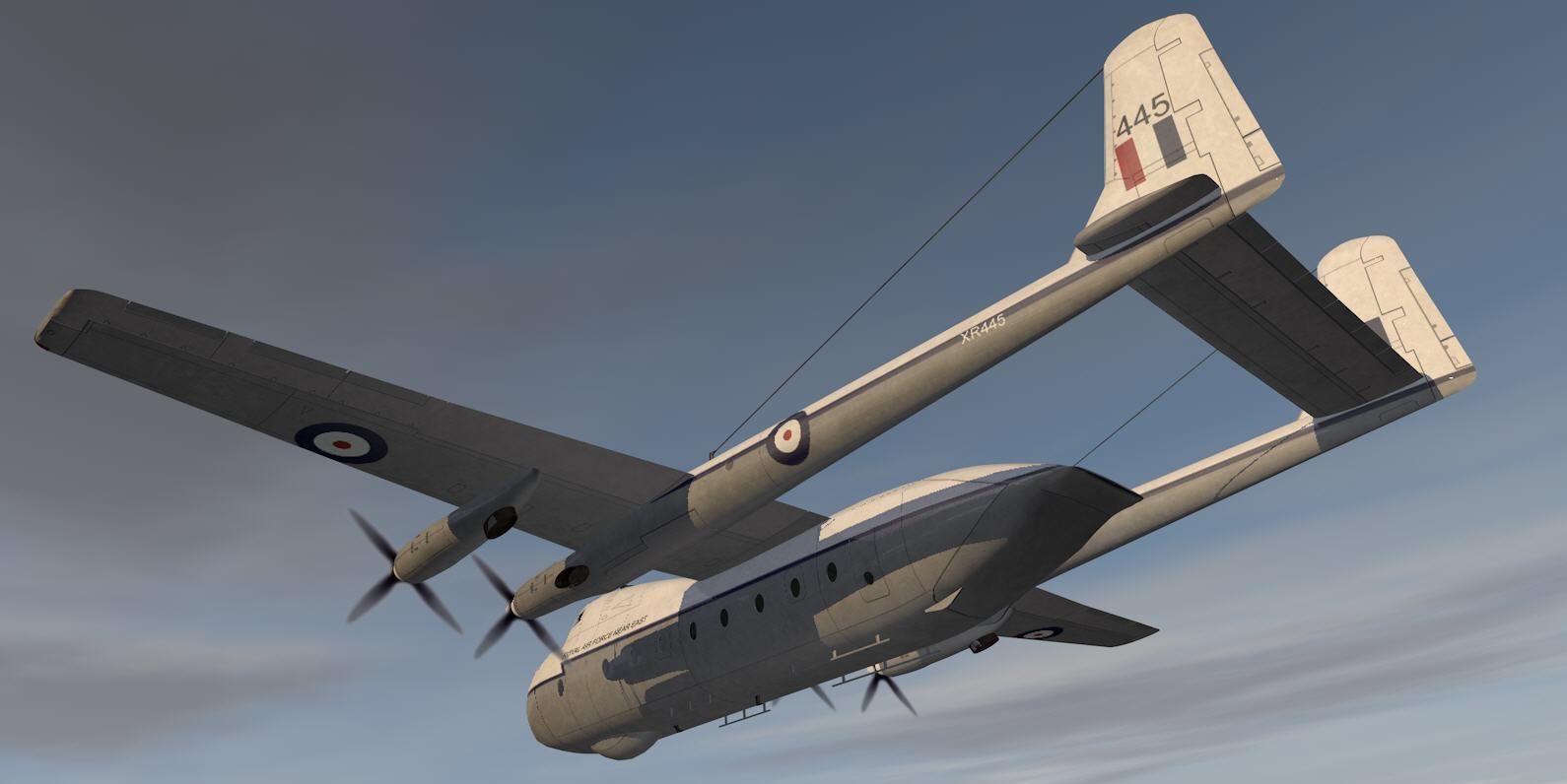 Armstrong Whitworth AW-660 Argosy 3D model_15