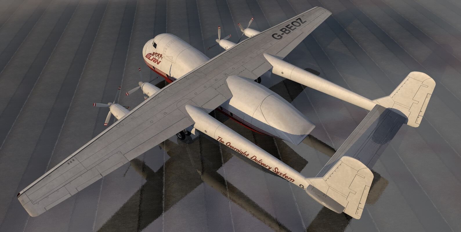 Armstrong Whitworth AW-660 Argosy 3D model_3