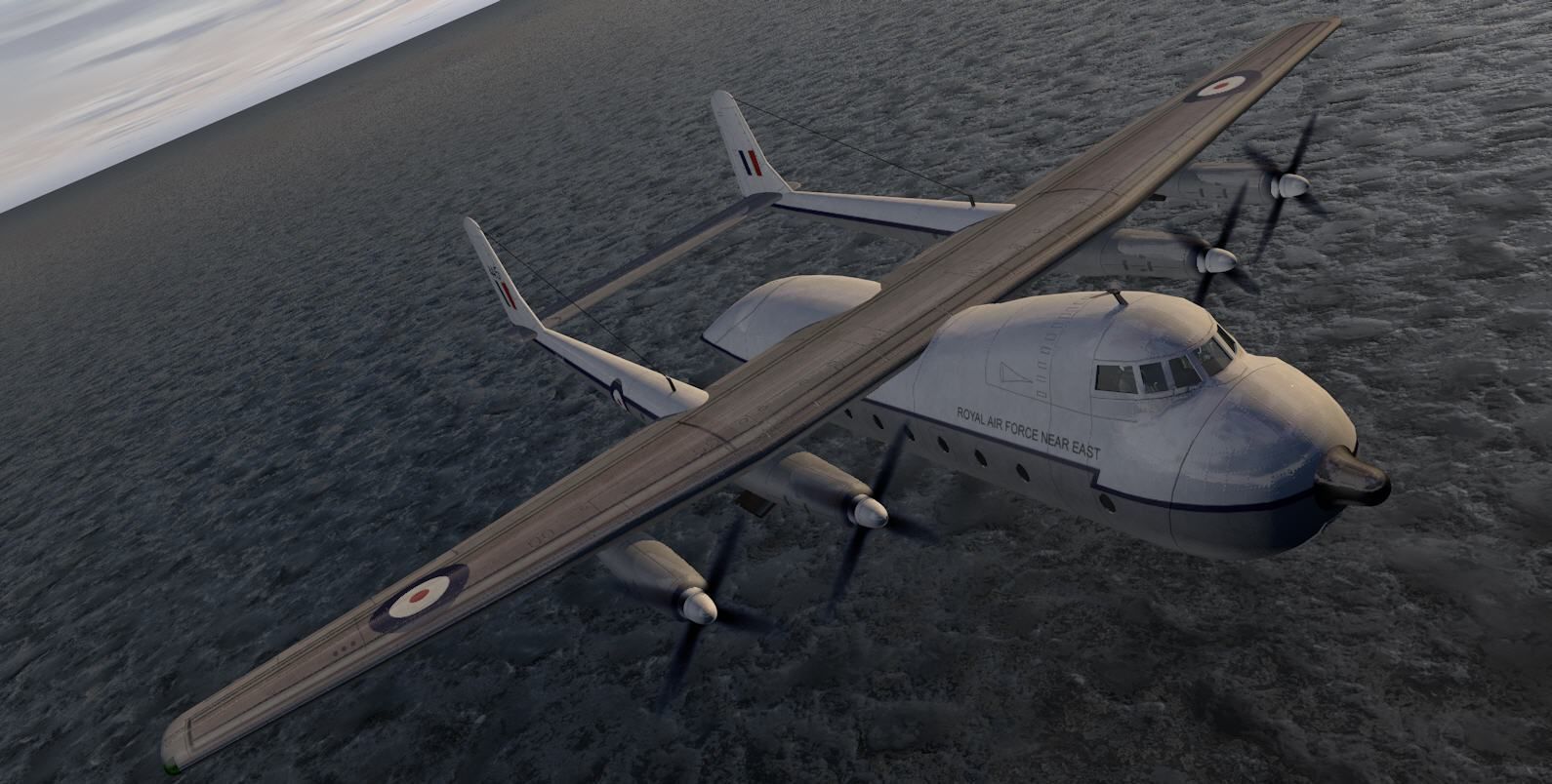 Armstrong Whitworth AW-660 Argosy 3D model_11