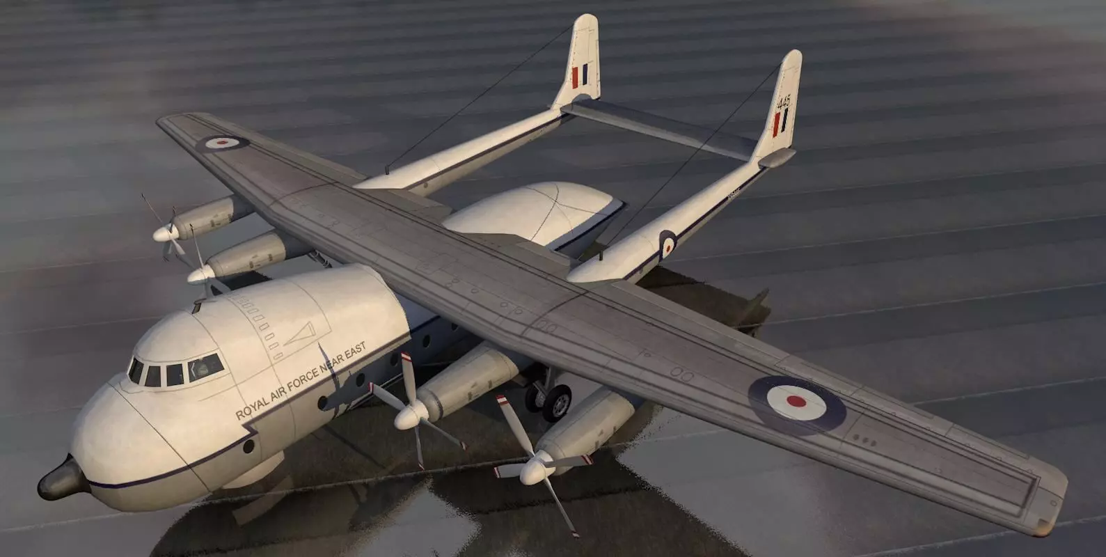 Armstrong Whitworth AW-660 Argosy 3D model_0