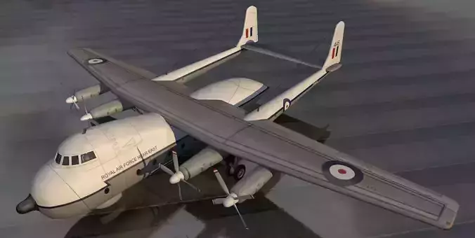 Armstrong Whitworth AW-660 Argosy 3D model