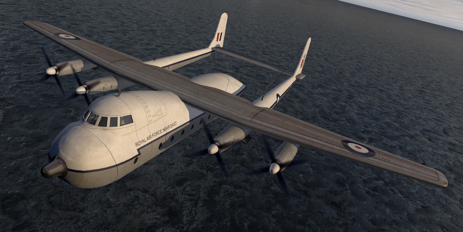 Armstrong Whitworth AW-660 Argosy 3D model_13