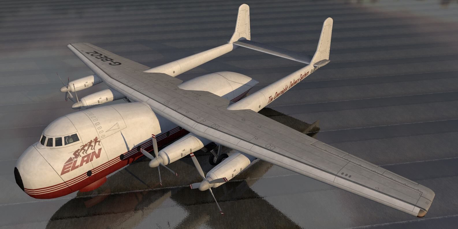 Armstrong Whitworth AW-660 Argosy 3D model_1