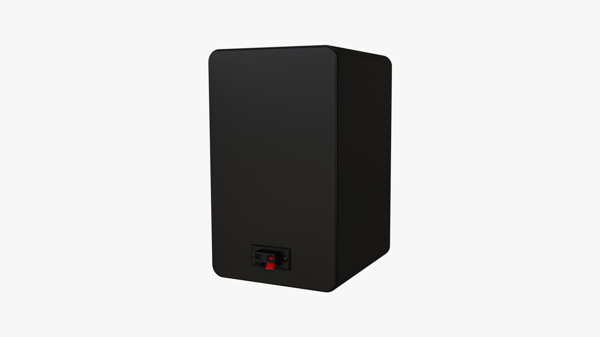 Bookshelf Passive Speaker Black 3D model_1