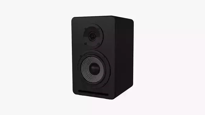 Bookshelf Passive Speaker Black 3D model