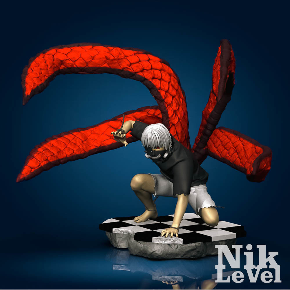 Kaneki Tokyo Ghoul 3D Printable 3D print model_3