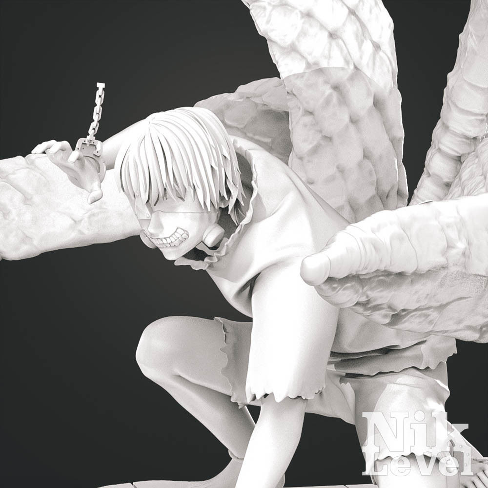 Kaneki Tokyo Ghoul 3D Printable 3D print model_21