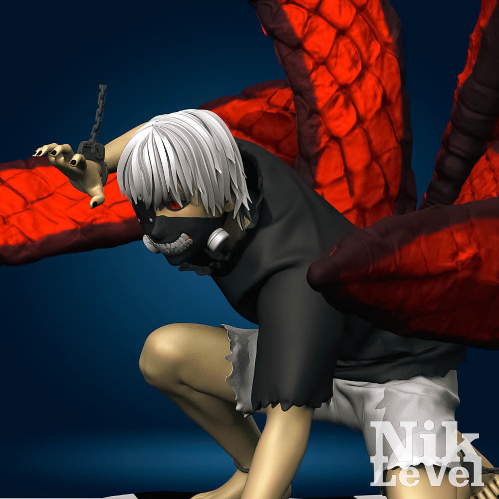 Kaneki Tokyo Ghoul 3D Printable 3D print model_11