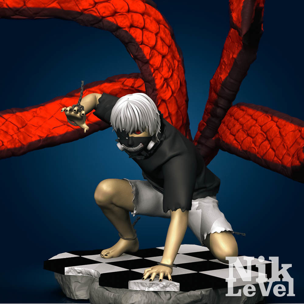 Kaneki Tokyo Ghoul 3D Printable 3D print model_6